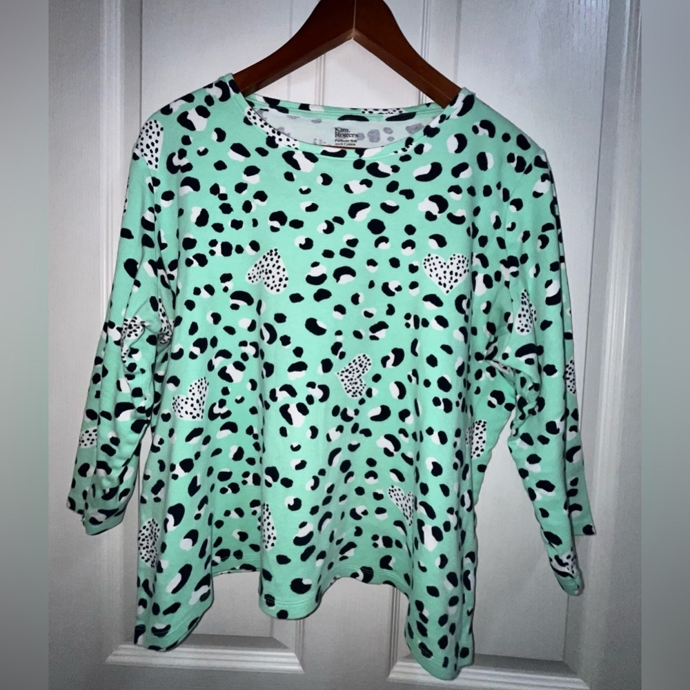 Kim Rogers 3/4 sleeve top